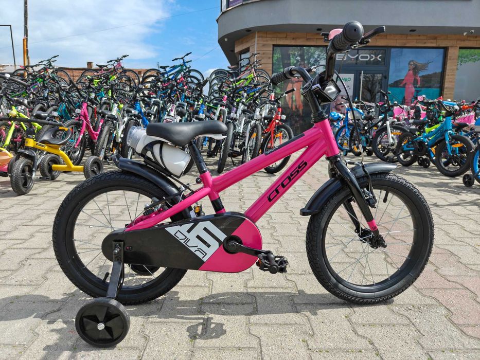 CROSS Детски велосипед 16" DIVA розов