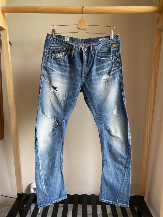 Мъжки дънки G-STAR RAW в син цвят