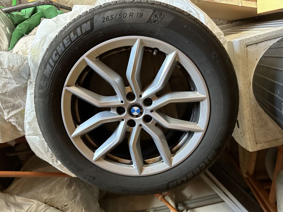 Set roti Michelin 265 50 19 si set jante BMW x4 x5 x6
