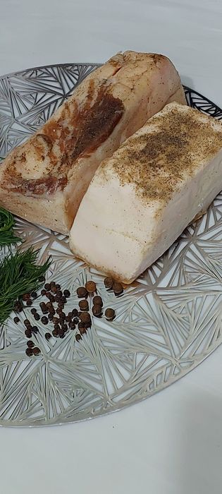 Сало  домашнее копченное