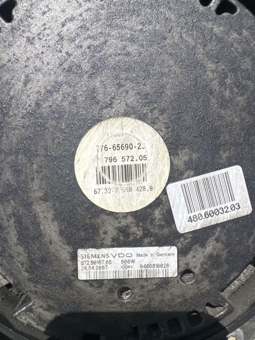 Electroventilator termocupla bmw x5 x6 m57