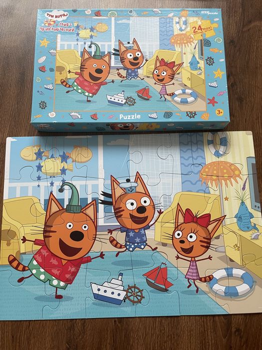 Пазлы макси 24 элемента (4 шт)