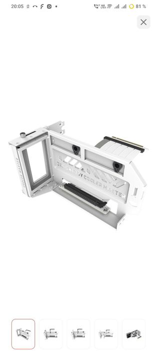 Райзер и кронштейн для видеокарты Cooler Master pci-e x16 4.0