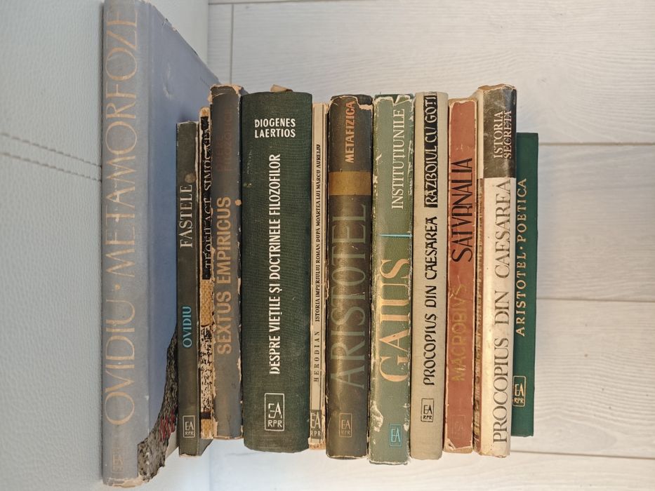 Set Academia Romana, Gaius,Diogene,Procopius,Aristotel,Ovidiu, 12 vol