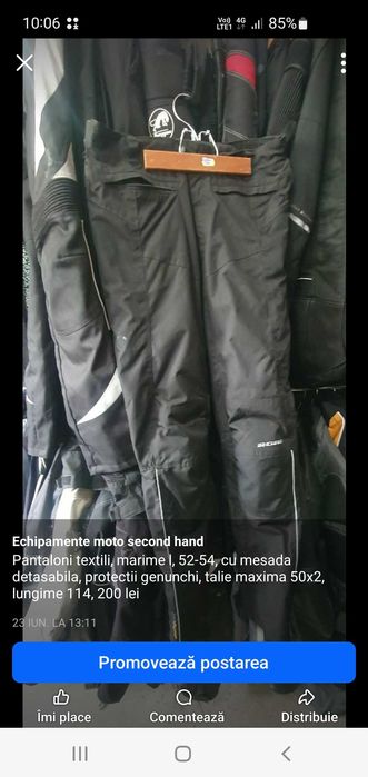 Blugi moto, cu protectii