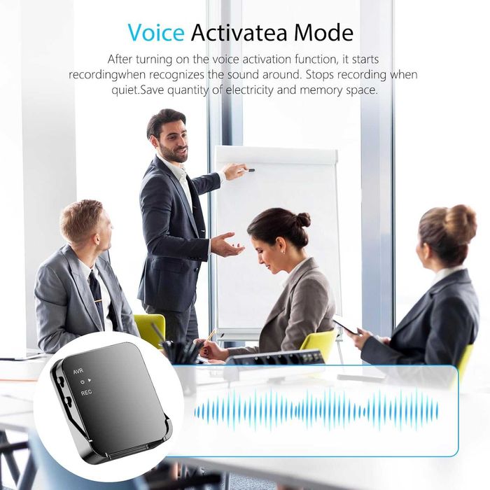 Цифров гласов рекордер, 100 GB флаш памет тип C със запис на глас