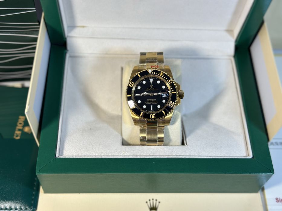 Rolex Submariner Gold And Black Dial 41 mm