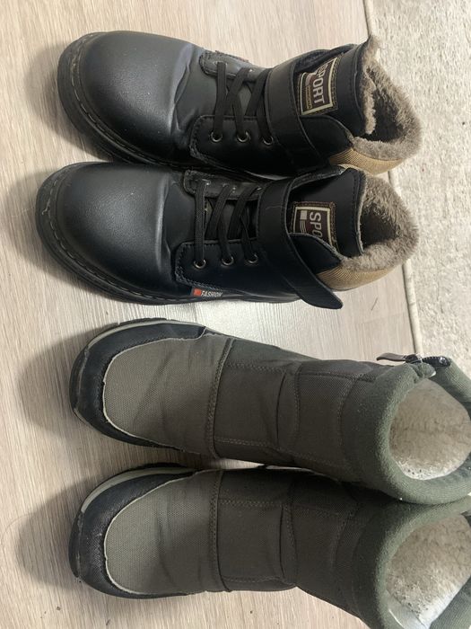 Сапоги зима, кроссовки лето и ботинки весна