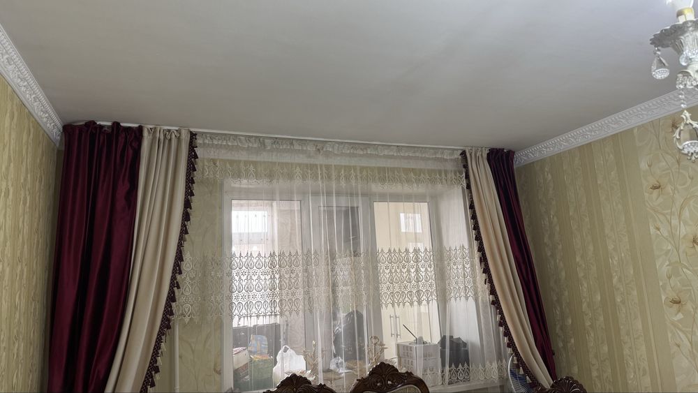 Штор для гостнинной с тюлями