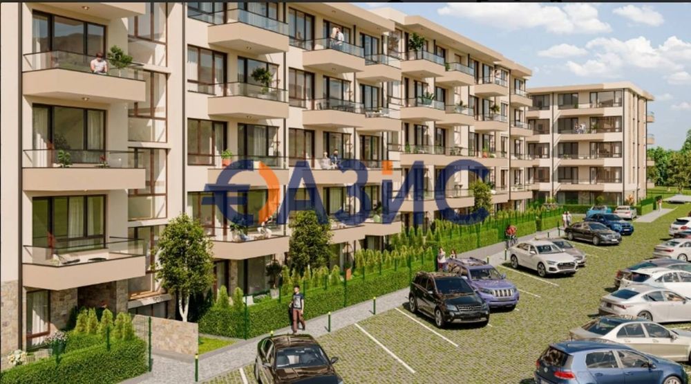 2-стаен апартамент на 2-ри етаж, Флора Бийч-2, Сарафово, Бургас - 61,72 кв. м.,#34111132