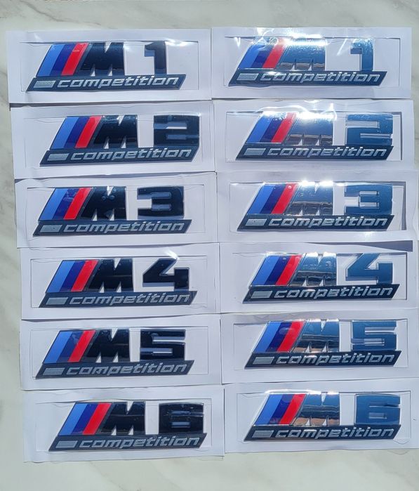 Емблеми M1,M2,M3,M4,M5,M6 Competition/Надписи за BMW M1,M2,M3,M4,M5,M6