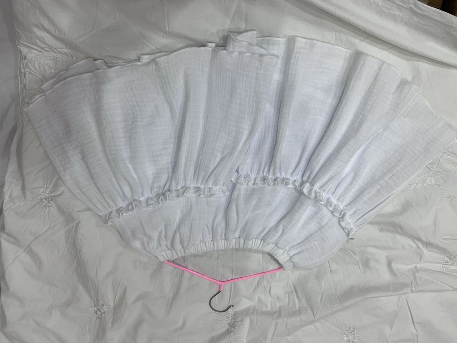 Юбка женская белая трендовая