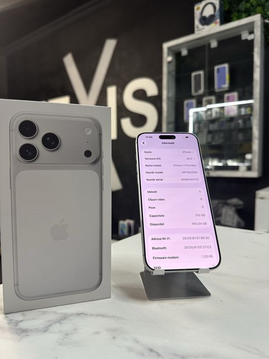Iphone 17 ProMax 512 Gb silver