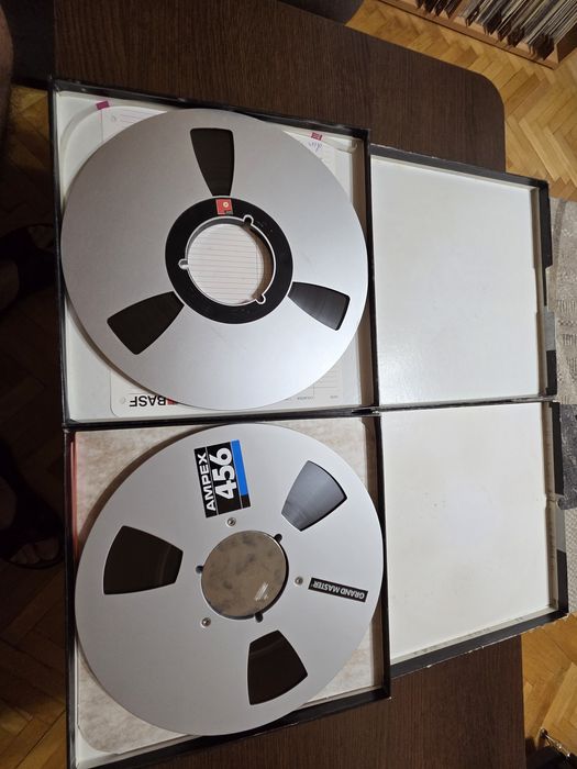 Benzi magnetofon de 26, role aluminiu