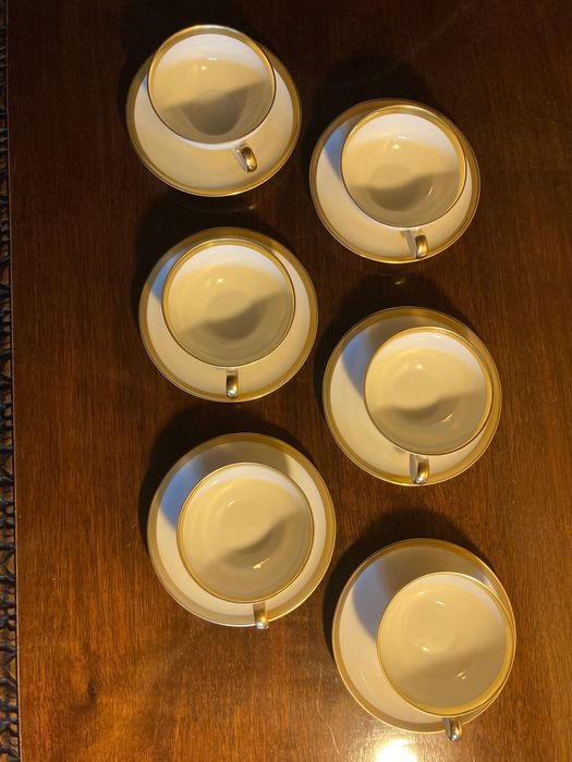 Set 6 Cesti cu Farfurii din Portelan Lettin - Germania