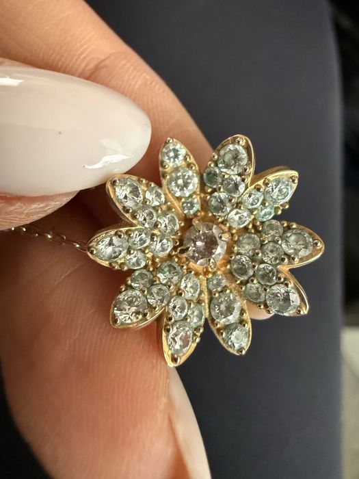 Swarovski колие Enternal Flower-5540973