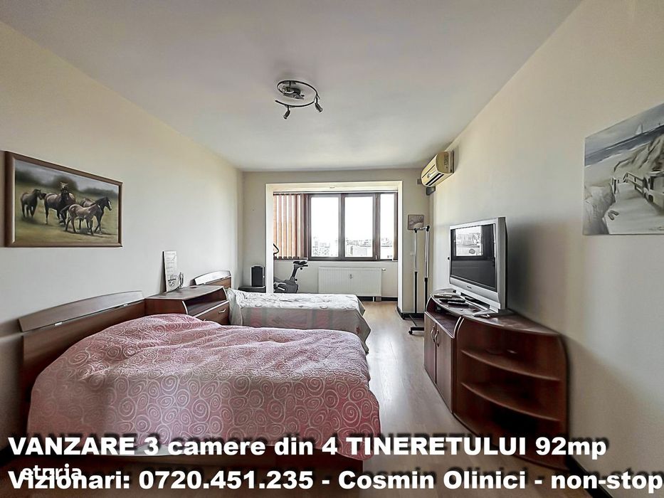 3 camere 92 mp - Living 30 mp - 2 bai - Renovare premium - Panorama
