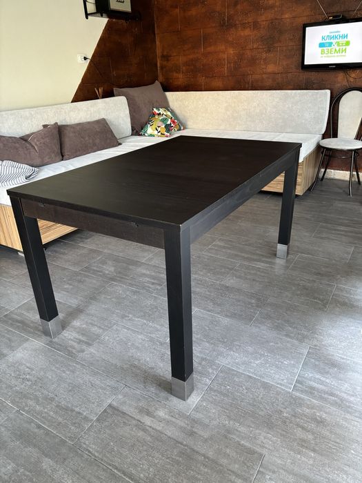 Разтегателна масивна маса IKEA