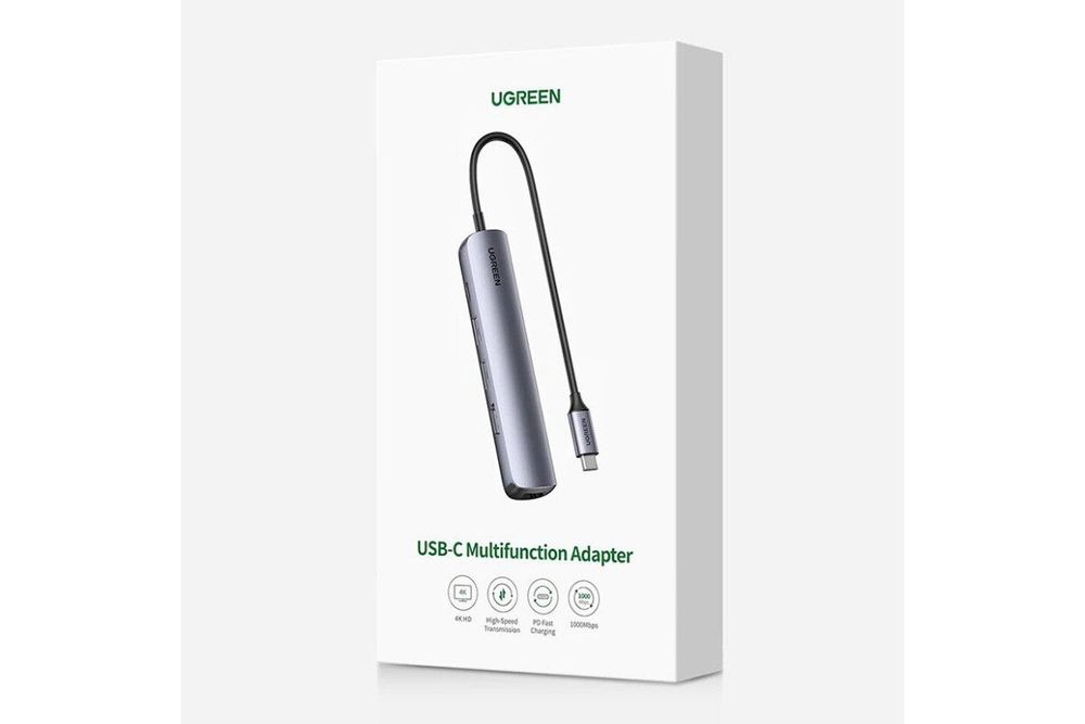 UGreen Hub 5 in 1. R45/HDMI. Есть доставка