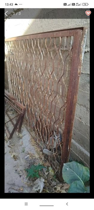 Железные решетки все б/ у