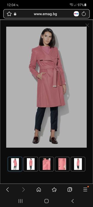 Ted Baker страхотен цвят палто