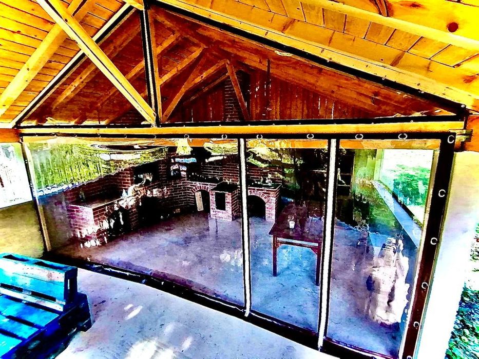 Rulouri pt terasa si foisor cu folie transparenta livrare in 7zile
