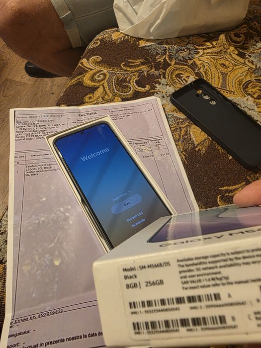 Samsung M56 modelul nou 8/256 GB librer retea
