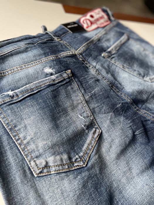 Мъжки дънки в син цвят