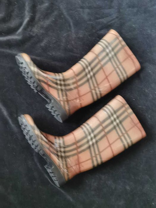 Cizme ploaie silicon all seasons made in Italy Burberry April Showers