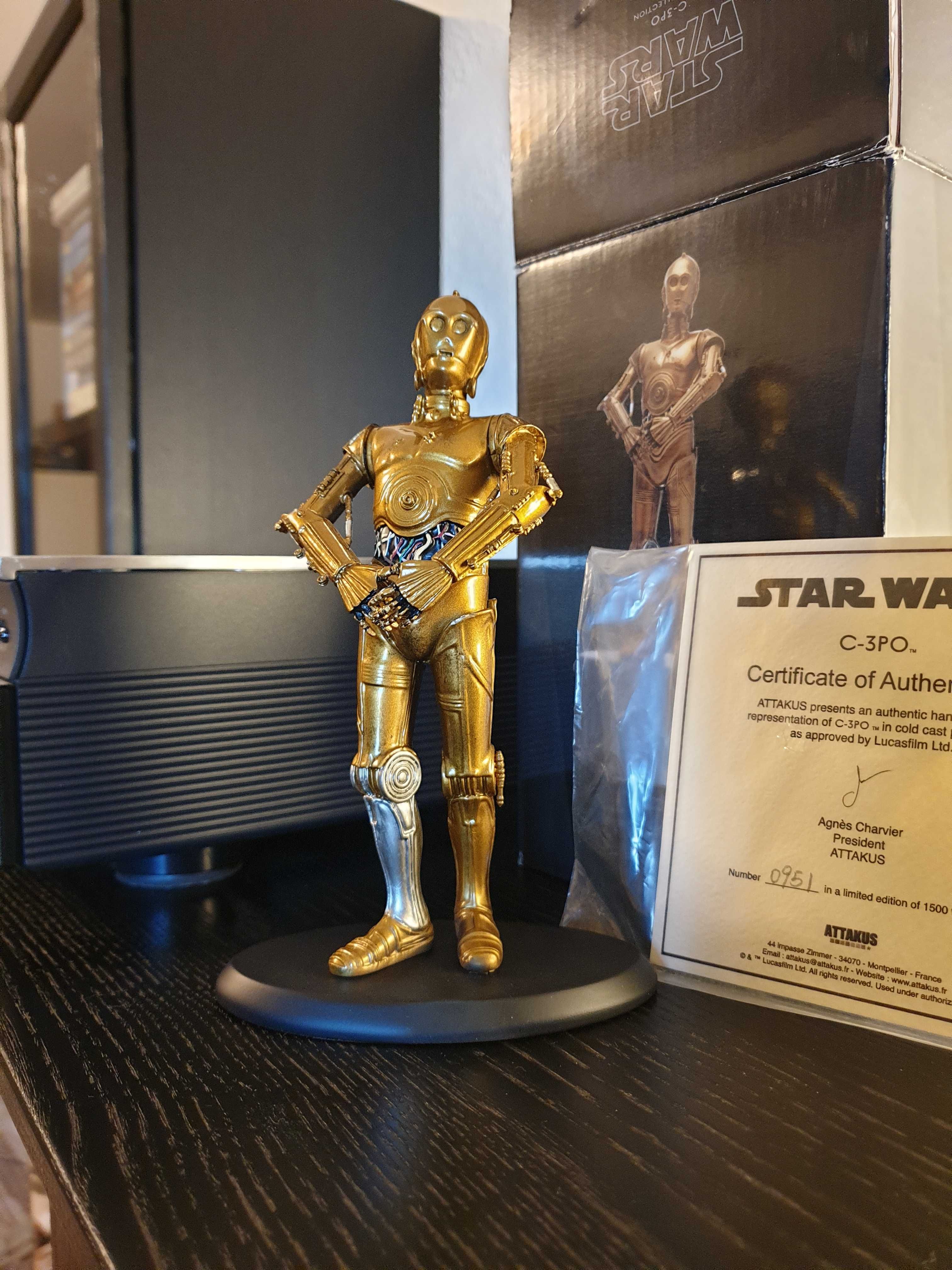 新品・送料無料 スターウォーズ アタカス C-3PO スタチュー 1500体限定