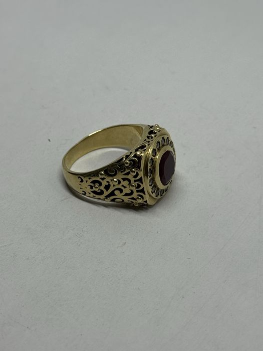 златен мъжки пръстен 8.65гр 14к 585