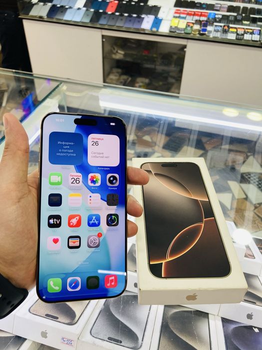 iPhone 16 Pro Max 256 gb yengide 100%