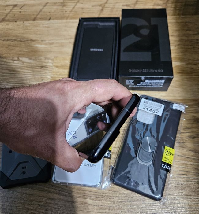 Samsung Galaxy S21 Ultra, 128GB, 12GB RAM, Dual sim, 5G, Phantom Black