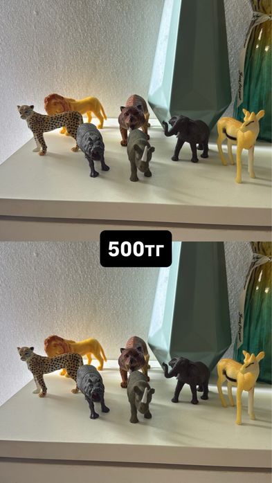 Игрушечные животное от 500тг.  Самовывоз.