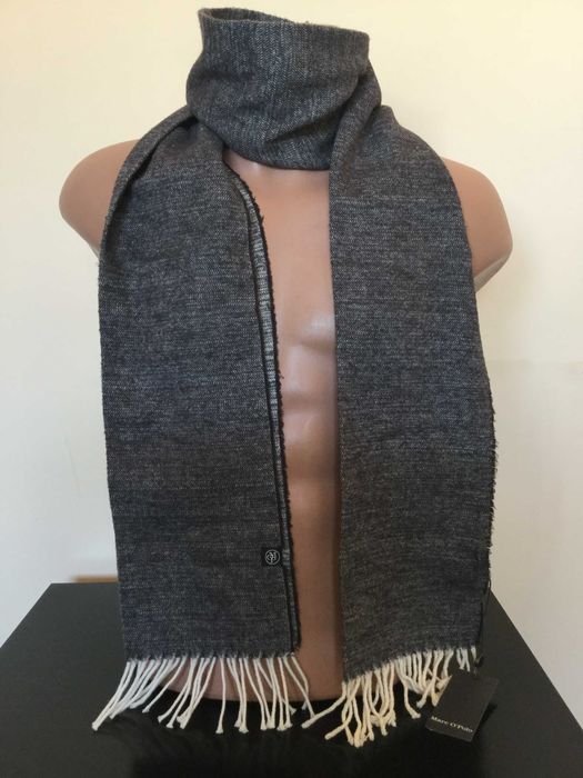 НОВ 100 % оригинален кафяв памучен шал MARC O'POLO Made in Italy