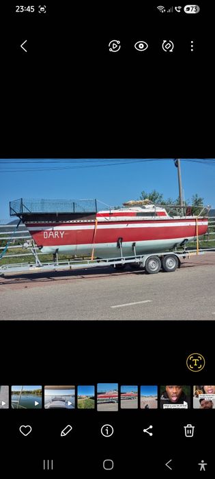 Velier cu derivor mobil