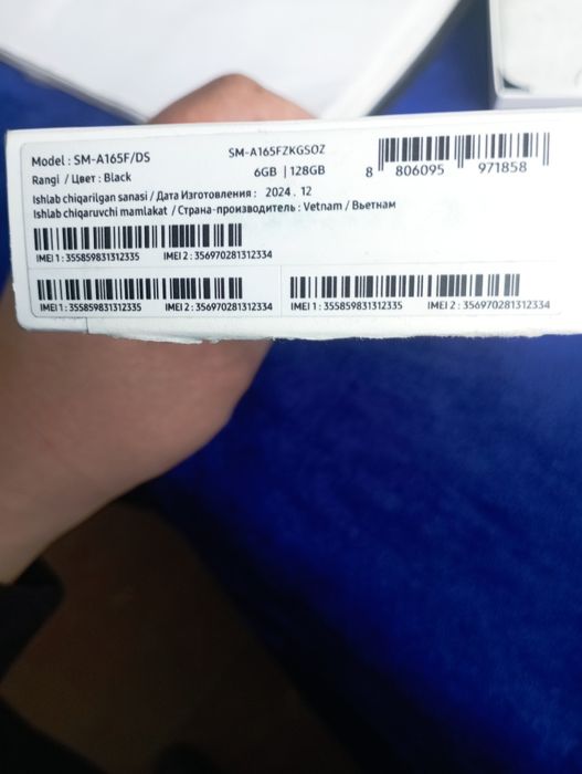 Samsung A16 Sotiladi Yangi pachka telefon Bonusga+ yangi chexoli128 GB