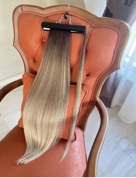 Красива опашка без фризьор-избери своята сега!Омбре опашки.