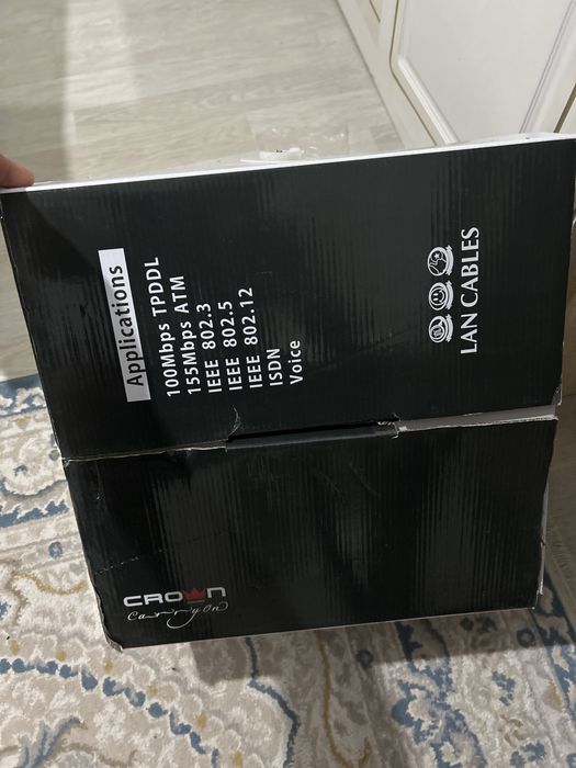 Кабел интернет и видеокамеры