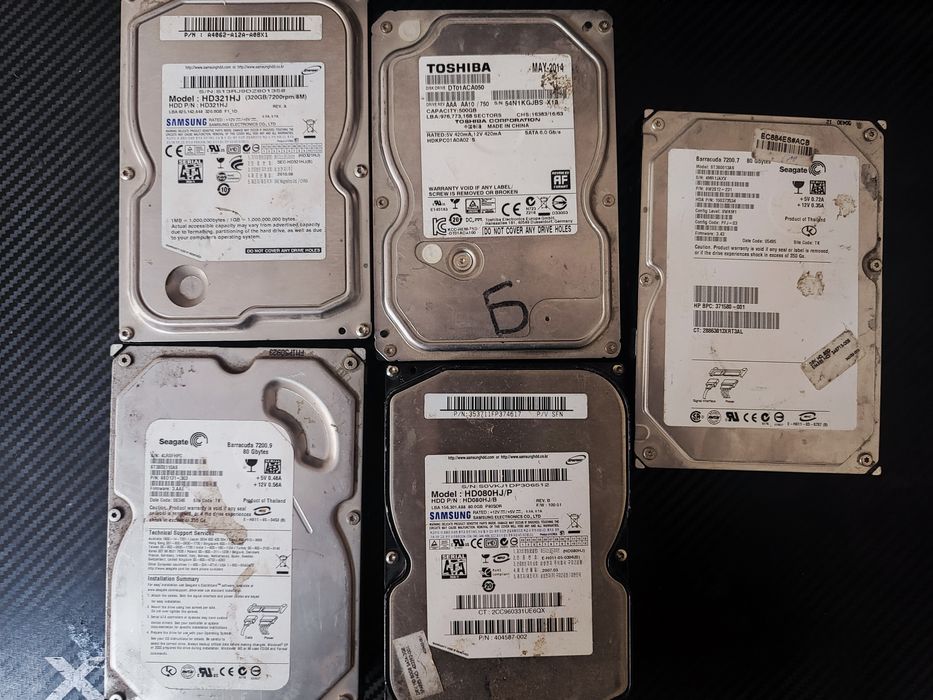 Жёсткие диски HDD