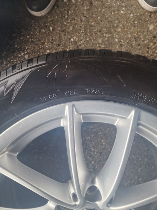 Jante cu anvelope și senzori m+ s,Nokian,dot 2023