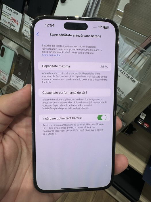 Iphone 14 Pro Max gold 128gb baterie 85%