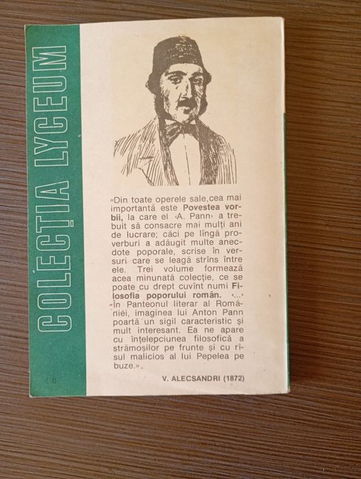 Povestea Vorbii de Anton Pann