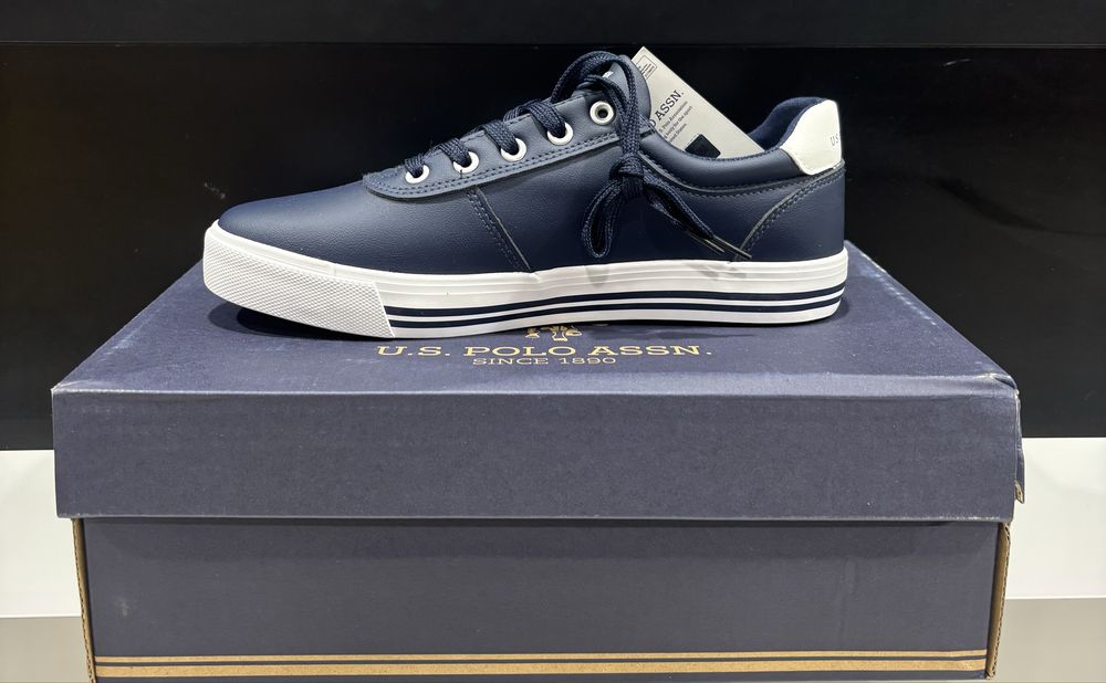 Adidasi U.S Polo assn noi in cutie