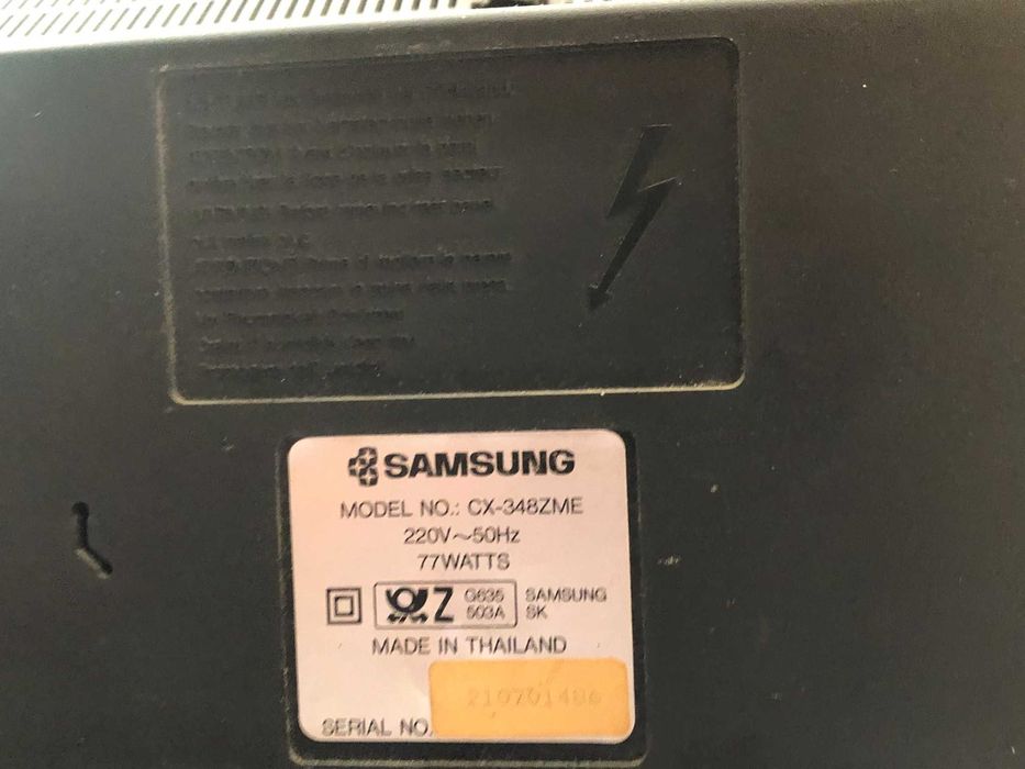 Телевизор Samsung CX-348ZME, работещ перфектно, подходящ за кабелна ТВ