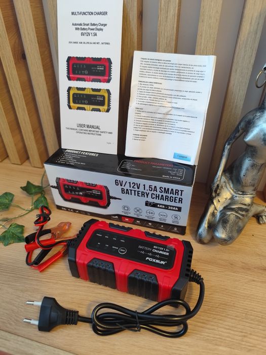 NOU Redresor baterie moto inteligent 12V