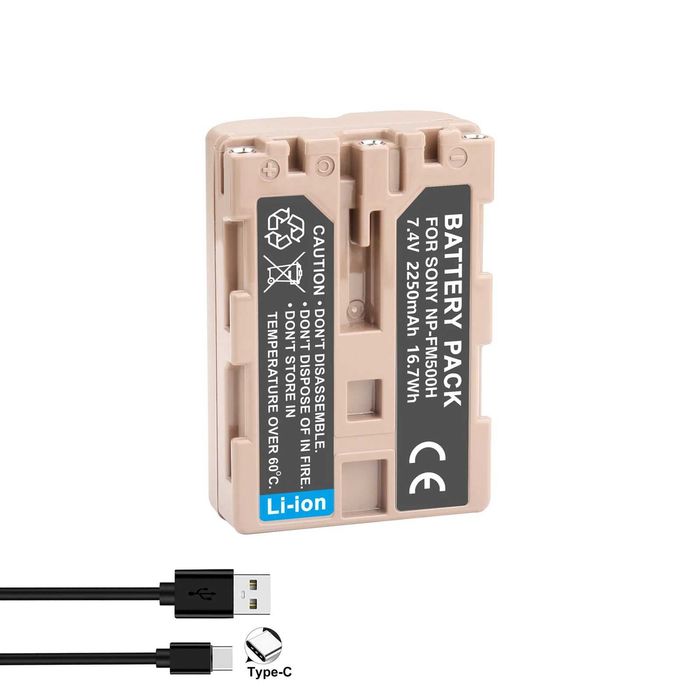 Батерия NP-FM500H с Type C порт за Sony