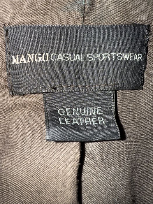 Mango кожаная куртка 100% натуральная