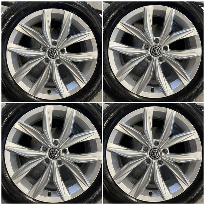 Jante NOI 18 ORIGINALE VW Tiguan Vara 235/55/18 Kingston Allspace Golf