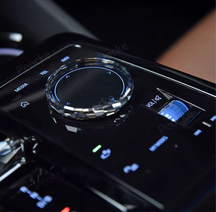 Set Crystal Cristal Joystick Bmw Seria 5 7 IX i5 i7 G60 G61 G70